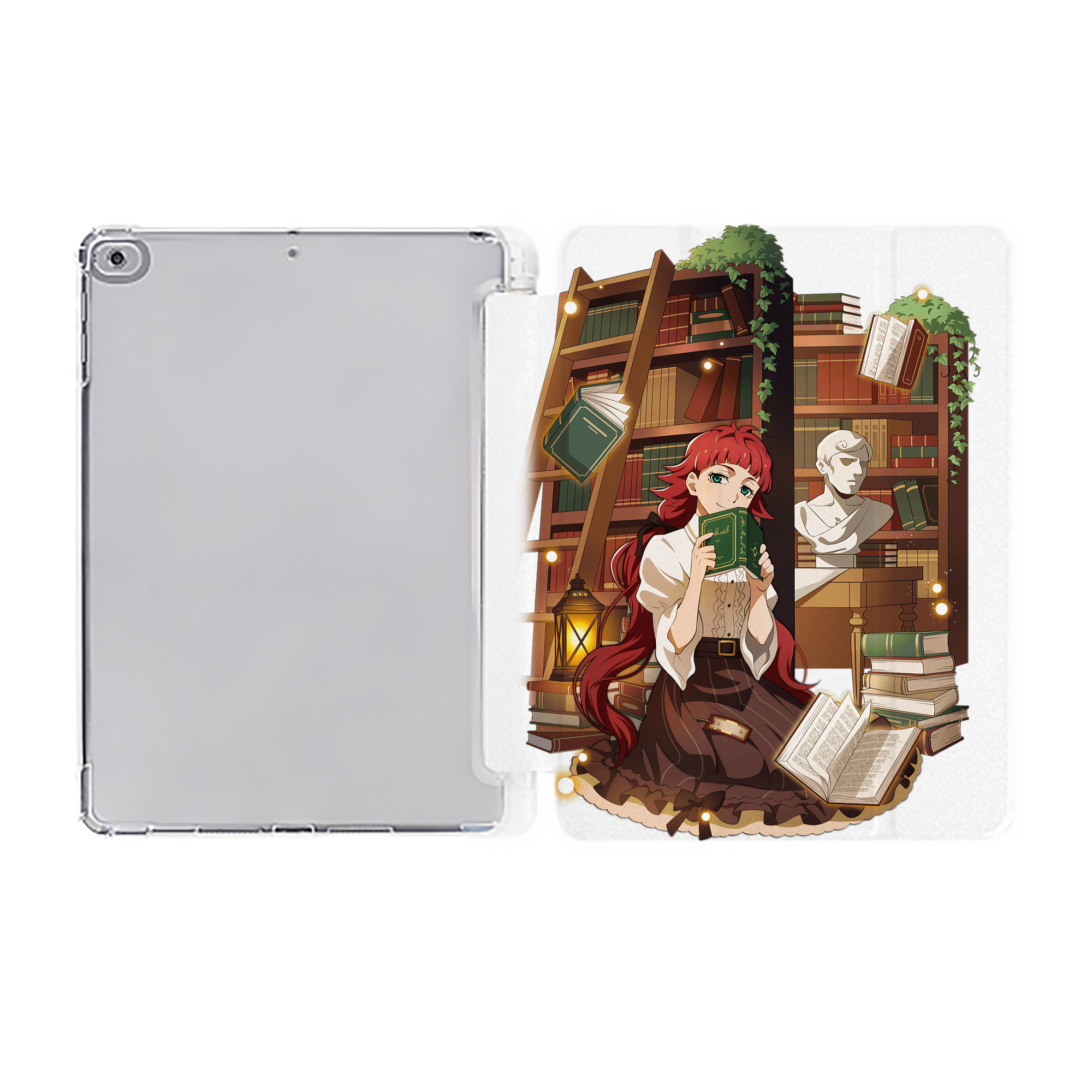 （画像用） 文豪ストレイドッグス Bungo Stray Dogs IPad ケース ペン収納付き 三つ折りスタンド PUレザー×シリコン 対応機種9.5/10.5/10.9インチ